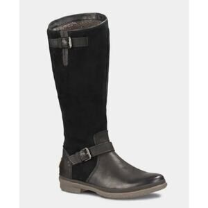 Ugg Thomsen Waterproof Leather Boot Black Size 7